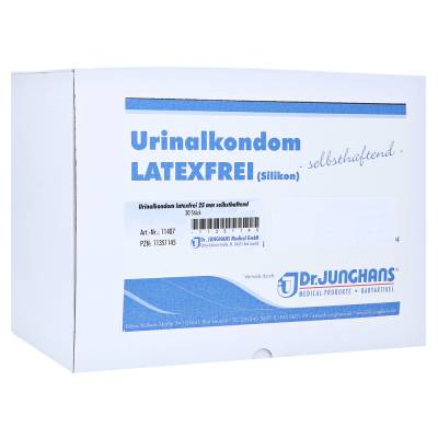 "URINALKONDOM 25 mm latexfrei selbsthaftend 30 Stück" von "Dr. Junghans Medical GmbH"