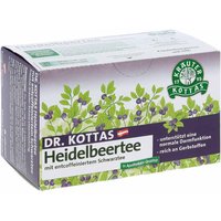DR. KOTTAS Heidelbeertee mit entkoffeiniertem Schwarztee Filterb von Dr. Kottas