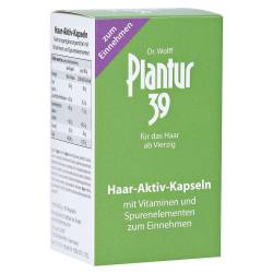 PLANTUR 39 Haar Aktiv Kapseln 60 St Kapseln von Dr. Kurt Wolff GmbH & Co. KG