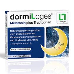 DORMILOGES 1 mg Melatonin plus Tryptophan Filmtab. 28,5 g von Dr. Loges + Co. GmbH