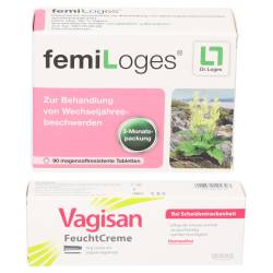 Femiloges + Vagisan Feuchtcreme - Wechseljahresbeschwerden Set von Dr. Loges + Co. GmbH