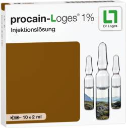 PROCAIN-Loges 1% Injektionsl�sung Ampullen 10X2 ml von Dr. Loges + Co. GmbH