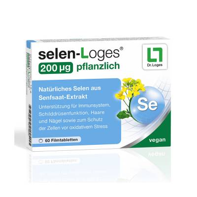 "SELEN-LOGES 200 µg pflanzlich Filmtabletten 60 Stück" von "Dr. Loges + Co. GmbH"