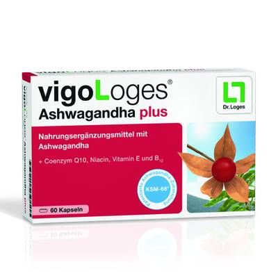 VIGOLOGES Ashwagandha plus Kapseln 28 g von Dr. Loges + Co. GmbH