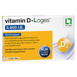 "vitamin D-Loges 5.600 I.E. 15 Stück" von "Dr. Loges + Co. GmbH"