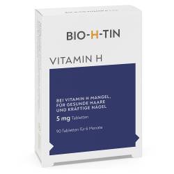 "BIO-H-TIN Vitamin H 5mg Tabletten 90 Stück" von "Dr. Pfleger Arzneimittel GmbH"
