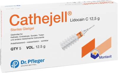 CATHEJELL Lidocain C steriles Gleitgel ZHS 12,5 g 5 St von Dr. Pfleger Arzneimittel GmbH