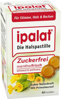 IPALAT Halspastillen zuckerfrei 40 St von Dr. Pfleger Arzneimittel GmbH