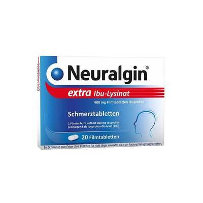 NEURALGIN extra Ibu-Lysinat Filmtabletten 20 St von Dr. Pfleger Arzneimittel GmbH