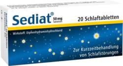 SEDIAT Tabletten 20 St von Dr. Pfleger Arzneimittel GmbH