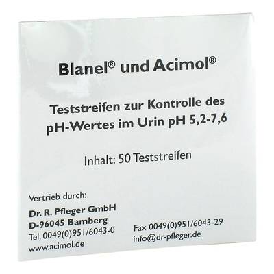 TESTSTREIFENHEFT z.Bestimmung d.Urin ph Wertes 50 St von Dr. Pfleger Arzneimittel GmbH