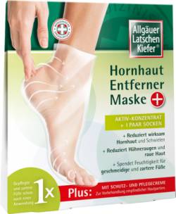ALLGÄUER LATSCHENK. Hornhaut Entferner Maske plus 1 P von Dr. Theiss Naturwaren GmbH