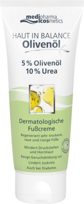 HAUT IN BALANCE Olivenöl Dermatologische Fußcreme 5% Olivenöl, 10% Urea von Dr. Theiss Naturwaren GmbH
