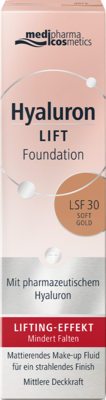 HYALURON LIFT Foundation LSF 30 soft gold 30 ml von Dr. Theiss Naturwaren GmbH