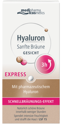 HYALURON SANFTE Bräune Express Gesicht Creme 30 ml von Dr. Theiss Naturwaren GmbH