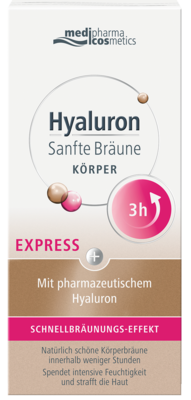 HYALURON SANFTE Bräune Express Körper Creme 150 ml von Dr. Theiss Naturwaren GmbH