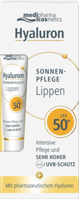 HYALURON SONNENPFLEGE Lippenbalsam LSF 50+ 7 ml von Dr. Theiss Naturwaren GmbH