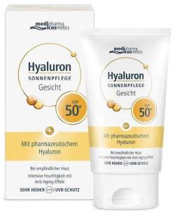 Hyaluron Sonnenpflege Gesicht LSF 50+ 50 ml Creme von Dr. Theiss Naturwaren GmbH