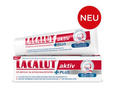 LACALUT aktiv Plus Zahncreme 75 ml von Dr. Theiss Naturwaren GmbH