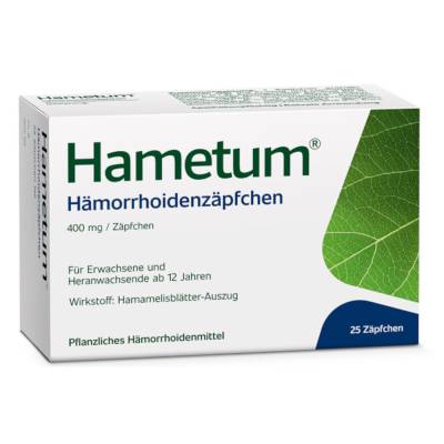 Hametum Hämorrhoidenzäpfchen von Dr. Willmar Schwabe GmbH & Co. KG