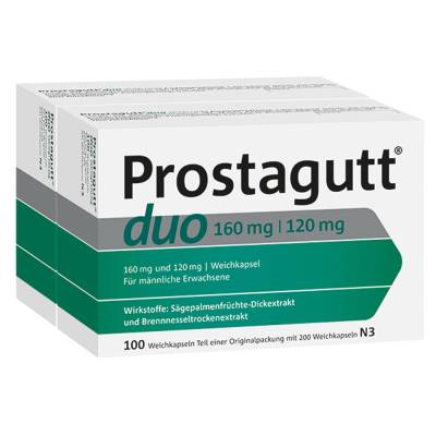"Prostagutt duo 160mg/120mg Weichkapseln 200 Stück" von "Dr. Willmar Schwabe GmbH & Co. KG"