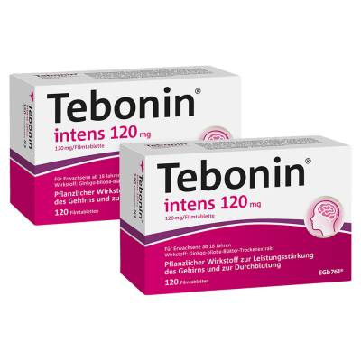 "Tebonin intens 120 mg 2x120 Stück" von "Dr. Willmar Schwabe GmbH & Co. KG"