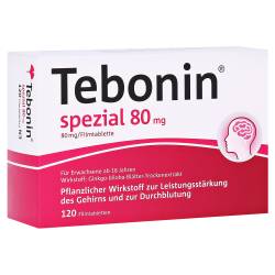 "Tebonin spezial 80mg Filmtabletten 120 Stück" von "Dr. Willmar Schwabe GmbH & Co. KG"