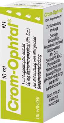 CROM-OPHTAL Augentropfen 10 ml von Dr. Winzer Pharma GmbH
