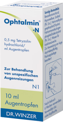 OPHTALMIN-N Augentropfen 10 ml von Dr. Winzer Pharma GmbH