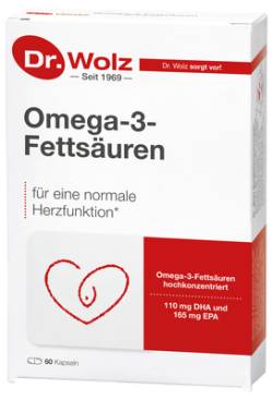 OMEGA-3 FETTS�UREN 500 mg/60% Kapseln 39 g von Dr. Wolz Zell GmbH