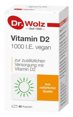 VITAMIN D2 1000 I.E. vegan Kapseln 18 g von Dr. Wolz Zell GmbH