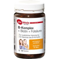 B Komplex + Biotin + Folsäure von Dr. Wolz