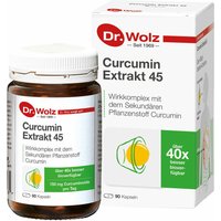 Curcumin Extrakt 45 Kapseln von Dr. Wolz
