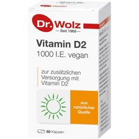 Vitamin D2 1000 I.e. vegan Kapseln von Dr. Wolz