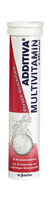 ADDITIVA Multivit.+Mineral Pfirsich R Brausetabl. 20 St von Dr.B.Scheffler Nachf. GmbH & Co. KG