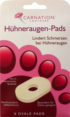 CARNATION H�hneraugen-Pads 9 St von Dr.Dagmar Lohmann pharma + medical GmbH