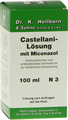 CASTELLANI m. Miconazol L�sung 100 ml von Dr.K.Hollborn & S�hne GmbH & Co. KG