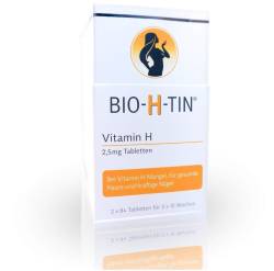 Bio-H-Tin Vitamin H 2,5 mg für 2 x 12 Wochen 2 x 84 Tabletten von Dr. Pfleger Arzneimittel Gm