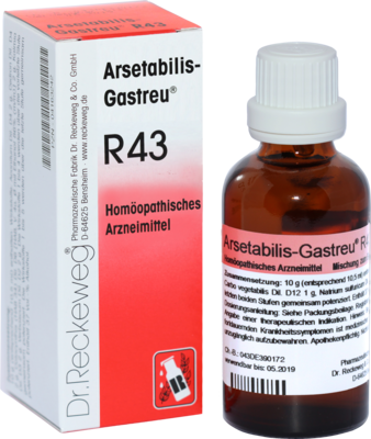 ARSETABILIS-Gastreu R43 Mischung 50 ml von Dr.RECKEWEG & Co. GmbH