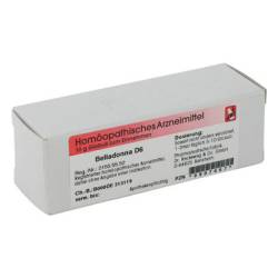 BELLADONNA D 6 Globuli 10 g von Dr.RECKEWEG & Co. GmbH