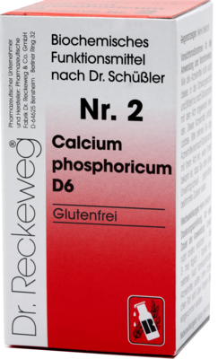 BIOCHEMIE 2 Calcium phosphoricum D 6 Tabletten 200 St von Dr.RECKEWEG & Co. GmbH