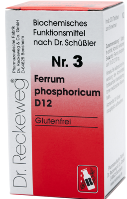 BIOCHEMIE 3 Ferrum phosphoricum D 12 Tabletten 200 St von Dr.RECKEWEG & Co. GmbH