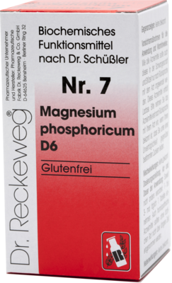 BIOCHEMIE 7 Magnesium phosphoricum D 6 Tabletten 200 St von Dr.RECKEWEG & Co. GmbH