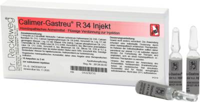 CALIMER-Gastreu R34 Injekt Ampullen 10X2 ml von Dr.RECKEWEG & Co. GmbH