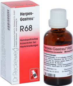 HERPES-GASTREU R68 Tropfen zum Einnehmen 22 ml von Dr.RECKEWEG & Co. GmbH