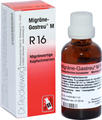 MIGR�NE-GASTREU M R16 Mischung 22 ml von Dr.RECKEWEG & Co. GmbH