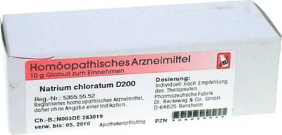 NATRIUM CHLORATUM D 200 Globuli 10 g von Dr.RECKEWEG & Co. GmbH