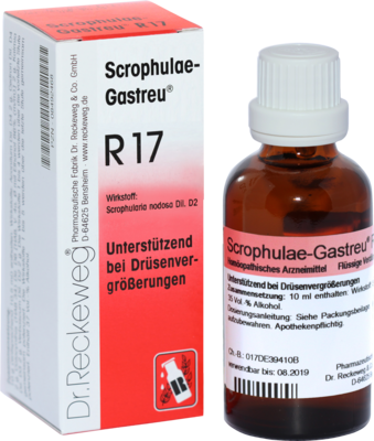 SCROPHULAE-Gastreu R17 Mischung 50 ml von Dr.RECKEWEG & Co. GmbH