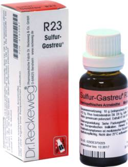 SULFUR-GASTREU R23 Mischung 22 ml von Dr.RECKEWEG & Co. GmbH