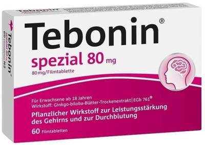 Tebonin Spezial 80 mg 60 Filmtabletten von Dr.Willmar Schwabe GmbH & C